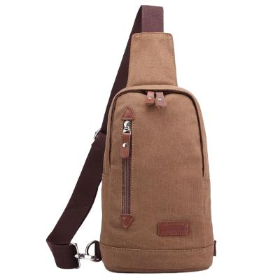 China Custom Shoulder Messenger Bag Travel Sports Backpack Trunk Single Sling Bag High Quality Canvas Cross Body for sale