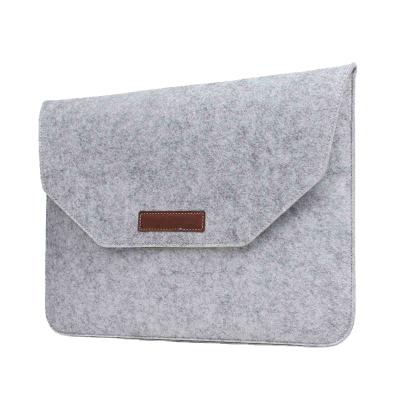 China High Quality Customized 13 Inch Felt Computer Bag Cover Case Sleeve Felt Laptop Sleeve 15 Inch for sale