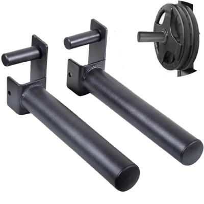 China Commercial Wholesale Factory Design Black Powder Coating Durable Gym Weight Plate Rack Attachment for sale