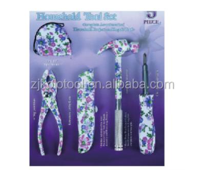 China Household Tool Kit Women Garden Tool Kit/Kraft Paper Tool Kits/Madame Garden Tool Set Purple Tool Kit for sale