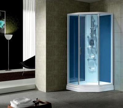 China HIGH QUALITY Small sector simple shower room WITH BLUE GLASS G362 for sale