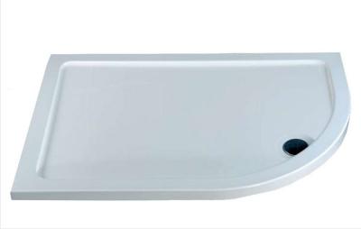 China YP446 curved shower tray top item acrylic shower corner base for sale