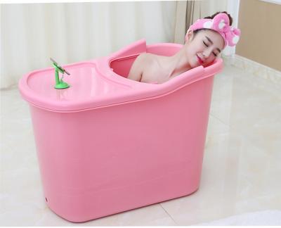 China indoor spa common bathtub plastic bathtub cheap plastic bathtub for adult for sale