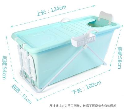 China Good quality foldable plastic Cheap prices PP Plastic Portable Bathtub for Adults for sale