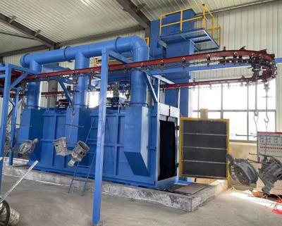 China Q48 Catenary Shot Blasting Equipment Stage Catenary Outdoor Cleaning Machine for sale