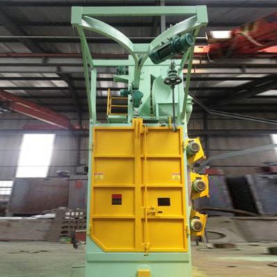 China 1000kg Shot Blasting Hook Level Customized Machine Wheel Exterior Cleaning Abrator For Surface Preparation for sale