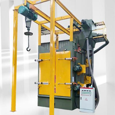 China Q37 Series Double Hook Shot Blasting Surface Cleaning Machine For Workpiece To Remove Skin And Oxide Rust for sale