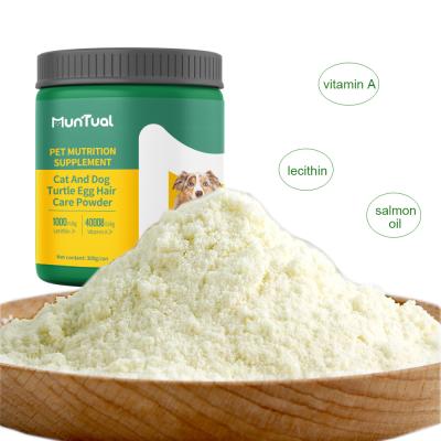 China Lecithin Supplement Best Selling Pet Health Care Hair Growth Turtle Egg Lecithin Powder For Cats, Dogs for sale