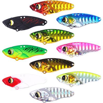 China Lead Wholesale 5g 7g 10g 14g Vibe Vibration 3D Eyes Jigging Fish All Depth Long Casting Jig VIB Lure Wobbler for sale