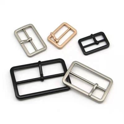 China High Quality Nickel Free Alloy Bar Buckle Adjustable Center Slide Pin Buckle For Belts for sale