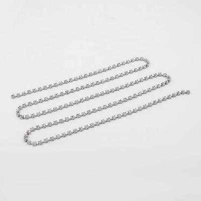 China Nickel Free Iron Chain 4MM Lady Bag Chain Belt Handbag Accessories Decorative Metal Twist Bag Chain for sale