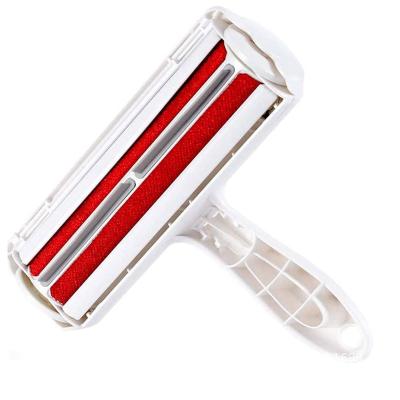 China Manufacturers Stocked Head Portable Water Washing Type Hair Sticking Device Pet Hair Removal Roller Sticky Brush for sale