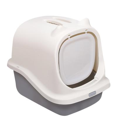 China Wholesale Large Pet Mouth Trash Can Stocked Cleaning Cat Toilet for sale