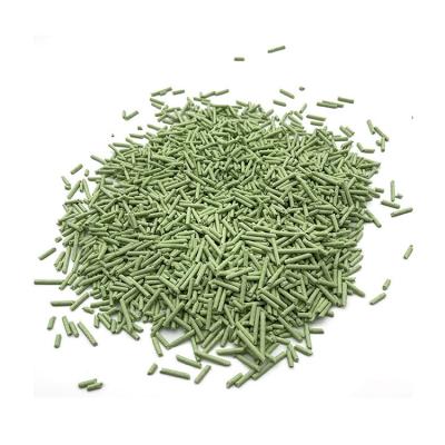 China Cats Wholesale 2mm Green Tea Cat Litter Crushed Bentonite Tofu Tofu Cat Litter Bentonite for sale