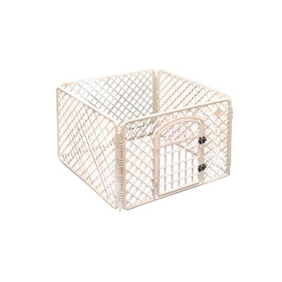 China Stocked Folding Single Resin Fence Dog Playpen Crate Exercise Cage 4 Or 6 Panels for sale