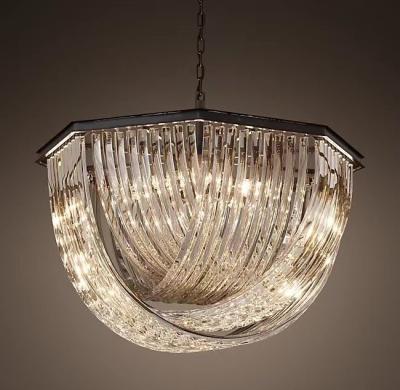 China Modern Contemporary Black Chandelier Pendant Lamp Crystal Chandelier Ceiling Lamp for sale