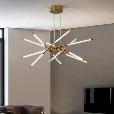 China Modern Italian Nordic Luxury Home Living Room Led Hanging Modern Chandelier for sale