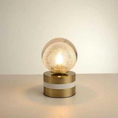 China Zhongshan luxury modern wholesale glass table lamp for study hotel living room desk lights for sale