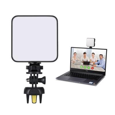 China Mini Portable Adjustable LED Lamp Mobile Phone Laptop Led Video Conference Light For Live Stream for sale