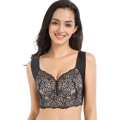 China QUICK DRY Women's Sports Bra Plus Size Underwear Breathable Wire Free Female Bralette Bra for sale