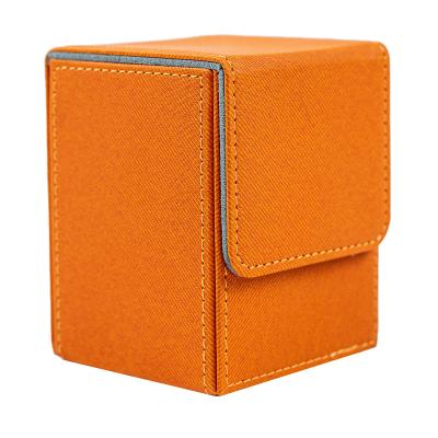 China Game Premium Trade Fashion Sanseking PU Closure Sports Basketball Storage Platform Box Leather Magnetic Cards Case for sale