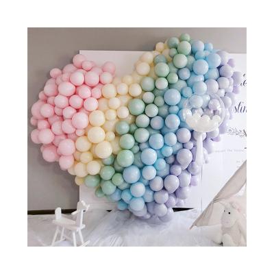 China Activity Decoration 100Pcs Latex Macaron Pastel Latex Balloons Candy Balloon Wedding Birthday Party Decor Baby Shower Air Globos for sale