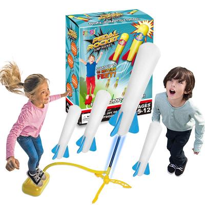 China Children's Launcher Rocket Pop Up Outdoor Game Toy Sports Toys For Boys Gun Model Toy Kid Air Pump Foam Children's Game for sale