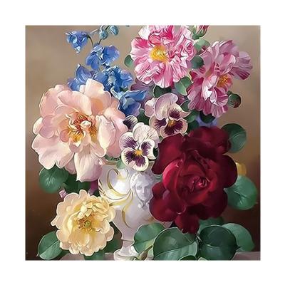 China Modern Simple DIY Kids Adults Flowers Digital Tablet Oil Painting Materials Painting By Number Kits On Canvas for sale