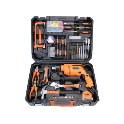 China Hot Popular High Quality Household Professional Electrical Repair Tool Kit Multifuction Plastic Box DIY Tool BR1124 for sale