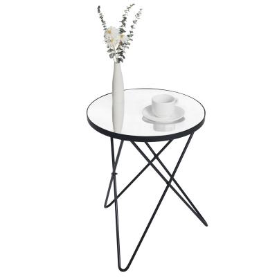 China Other Living Room Explosive Modern Glass Cocktail Office Round Small Tea Table for sale