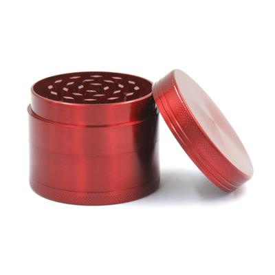 China Dry Herb Metal 50mm 4 Layers Smoking Grinder Tobacco Herb Grinder Customized Logo Laser Engraved for sale