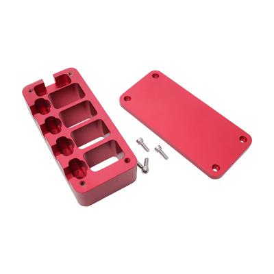 China For Guitar Effects Pedal Wholesale Anodized Milling Custom Machining Drum Shell for sale