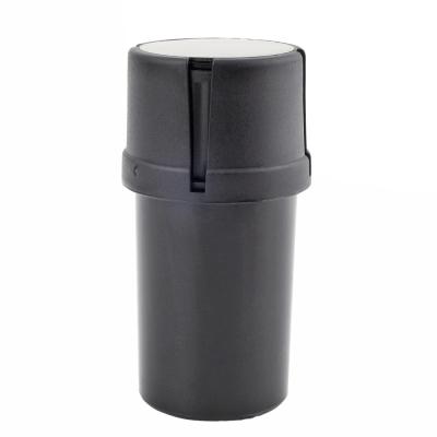 China Plastic Tobacco Herb Herb Pipe Dry Agglomerator Codless Container Large Size Pot With Grinder For Smoking for sale