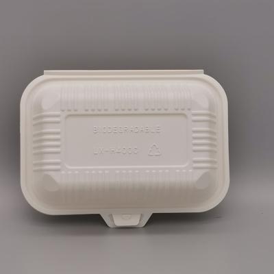 China Disposable Eco-friendly Biodegradable Food Boxes Caterer Packing Meal Box Disposable Food Containers With Lids Disposable Containers Fast Foods for sale