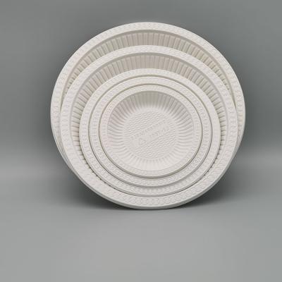 China Designer Disposable Biodegradable Disposable Dishes Disposable Tableware Party Compostable Eco Friendly Picnic Dish Set Disposable Biodegradable Dishes for sale