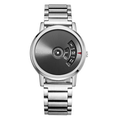 China Unique Waterproof Stainless Steel Waterproof Wrist Watch Fashion Design Men's Automatic Quartz Watches for sale