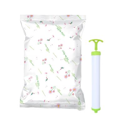 China Hot Selling Premium Vacuum Storage Bag Viable For Running Bedding And Clothes Vacuum Squeeze Bag for sale