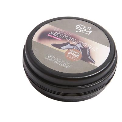 China Show Care Wholesale Black Premium Leather Shoe Polish Shoe Wax For Shoe Care for sale