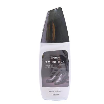 China Show Care Factory Direct Selling Black Leather Shoe Polish High Quality Liquid Single Pack For Shoe Care for sale