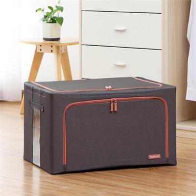 China Sustainable Multifunctional Storage Bag Luggage Organizer Pouch Clothing Storage Box For Clothing, Quilts, Shoes for sale