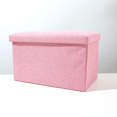 China New Design WENBO Whoselase Portable Folding Storage Stool Household Foldable Stool Cloth Fabric for sale