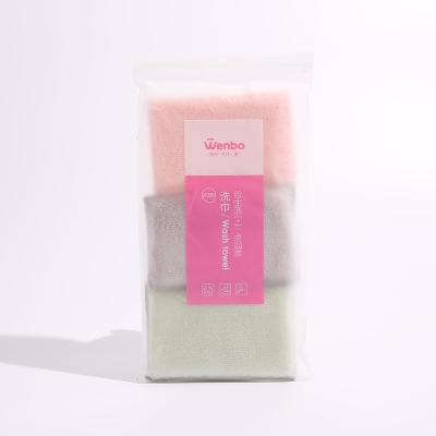 China Sustainable Professional Manufacturer Superfine Fiber Dishwashing Sponges 3 Pcs Kitchen Cleaning Sponge for sale