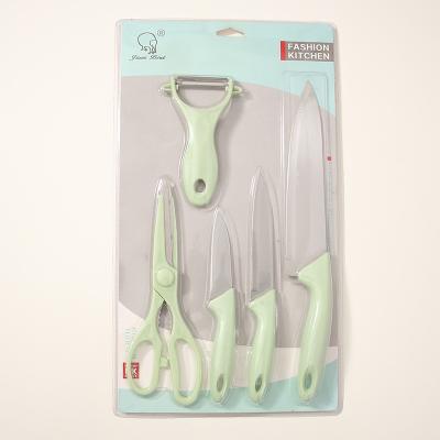 China Wholesale Hot Selling Viable Factory 5pcs Kitchen Peeler Knife Set High Quality Home Use Knife Set for sale