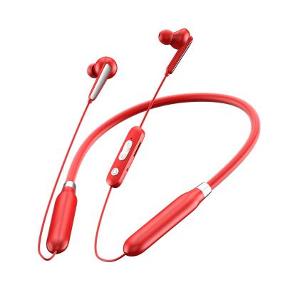 China 2021 new products neckband sports magnetic waterproof neckband wireless earphone with microphone for sale