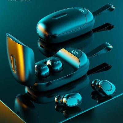 China In-Ear Radio 5.0 Earphone LED Display In Ear Headphones Sports Waterproof Bass Headsets Earphone Hi-Fi Stereo Play for sale