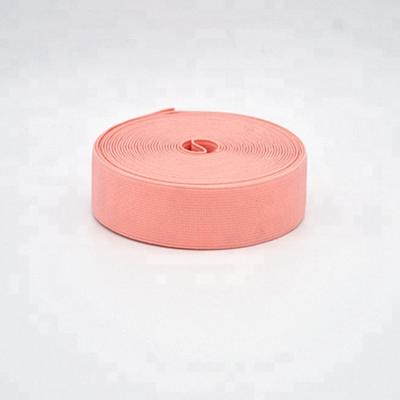 China High elastic durable pink spandex nylon webbing for garment for sale