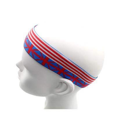 China Gym Headband Ladies Striped Headband Export Quality Products Reusable Adjustable Length for sale