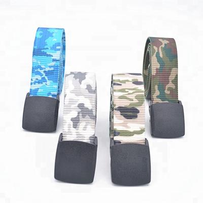 China High Strength Metal Buckle Webbing Belt Rolls Military Cloth Tactical Belt For Men for sale