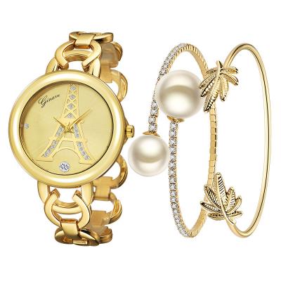 China Cheap Watch Set Female Bracelet Women Jewelry Set Creative Lady Fashion Quartz Watch Gift for sale