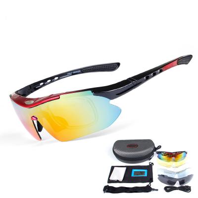 China Sports Sports Eyewear Sunglasses For Women Men Driving Shade Running Glasses Custom Cycling Set for sale